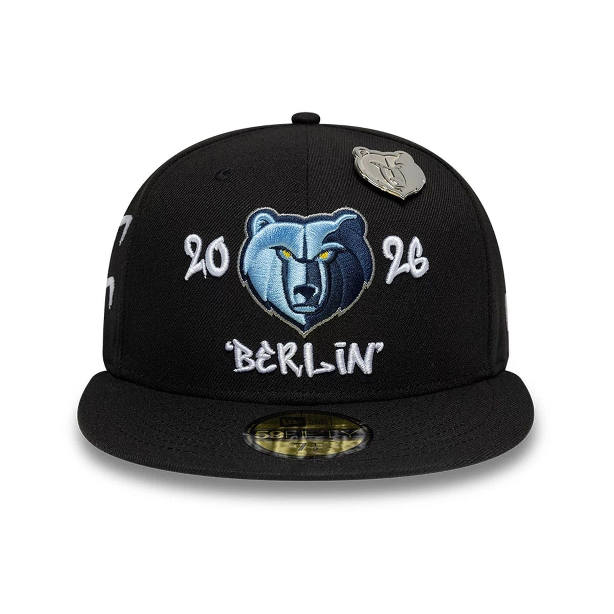 New era NEW ERA Cappello 59Fifty Memphis Grizzlies Visiera Piatta Con Dettagli Ricamati Nero - foto 2 - Tommaseo Clothin