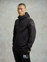 BLAUER Felpa In Neoprene Doppio Tessuto Con Cappuccio Nero