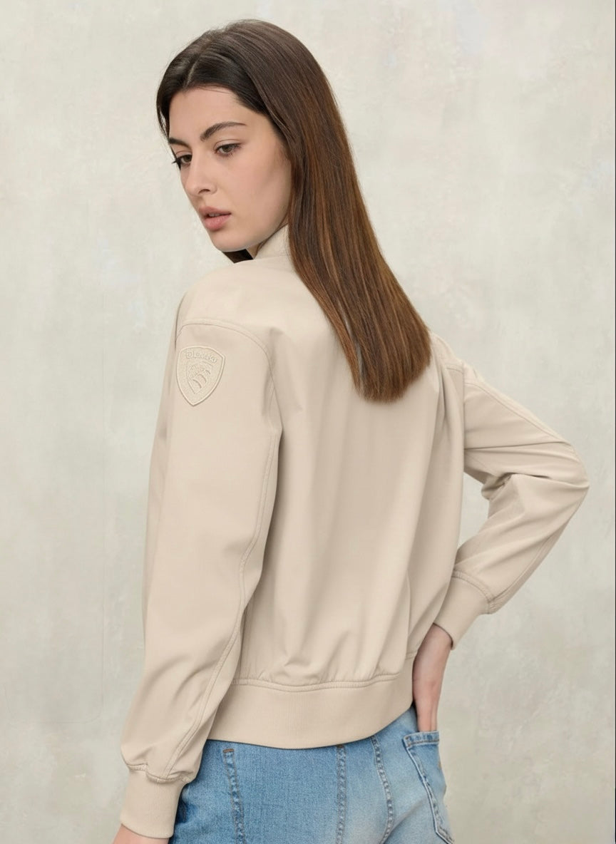 Blauer BLAUER Devine Antivento Donna In Nylon Senza Cappuccio Beige - foto 2 - Tommaseo Clothing