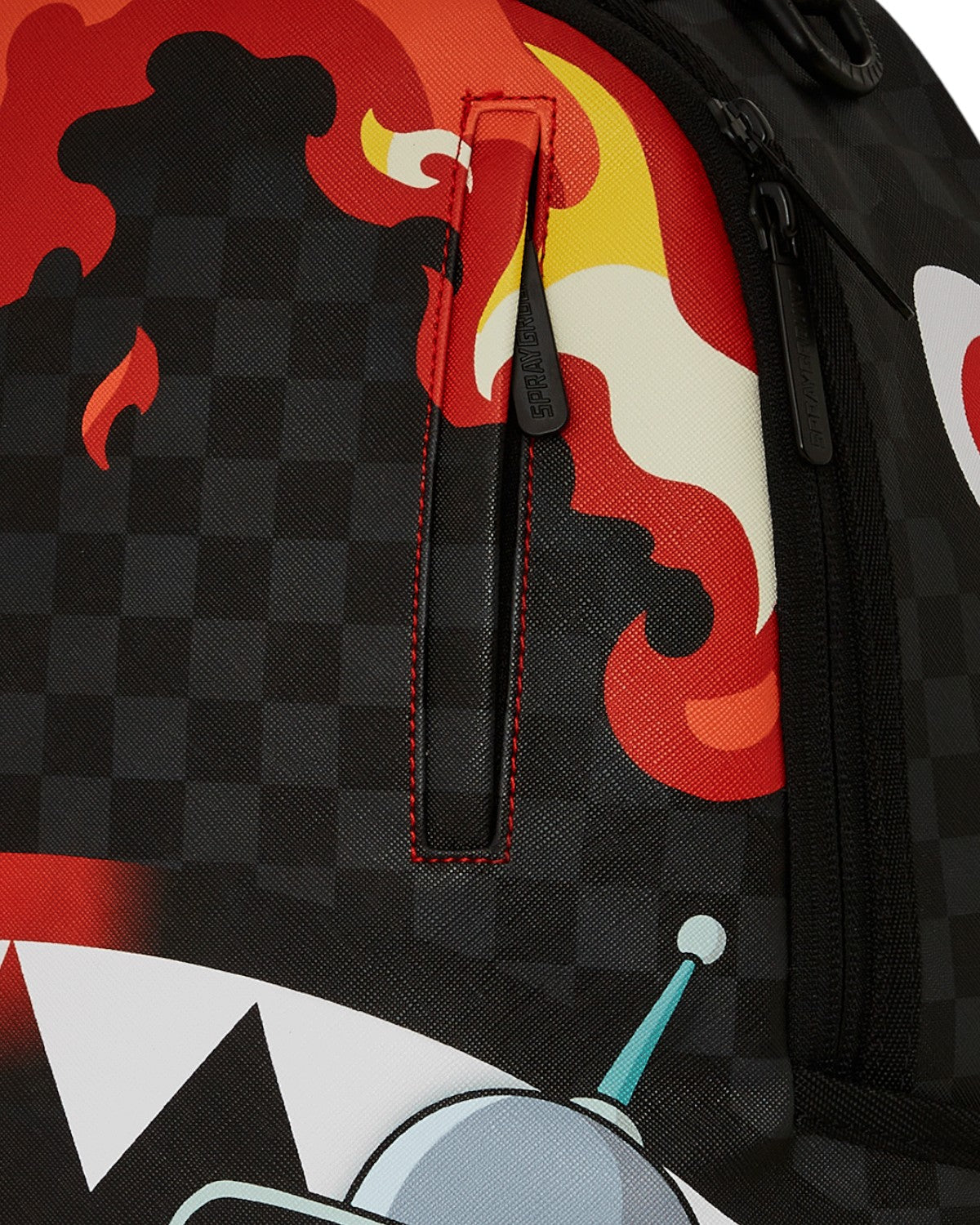 SPRAYGROUND Zaino In Pelle Futurama Bender Fire Drama