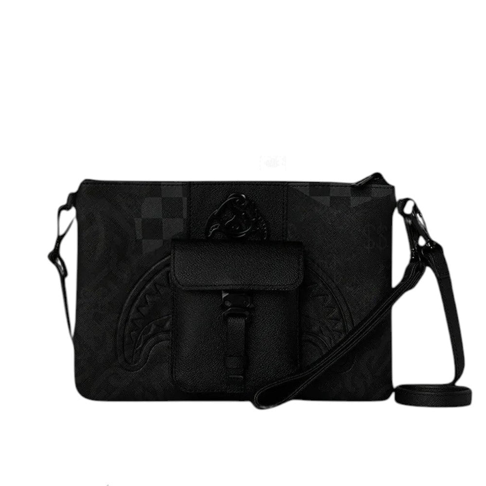 Sprayground SPRAYGROUND Pochette/Tracolla 3AM MIX UP V2 Nero - Accessori - Tommaseo Clothing