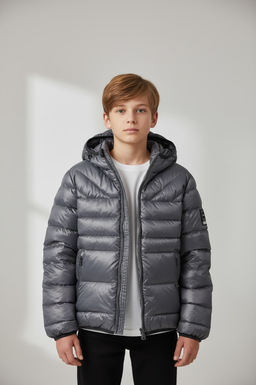 EMPORIO ARMANI Giubbotto Bambino Invernale Grigio