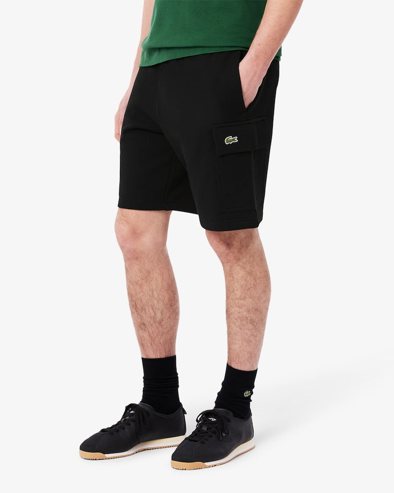 LACOSTE Pantaloncino Sportivo Cargo Nero