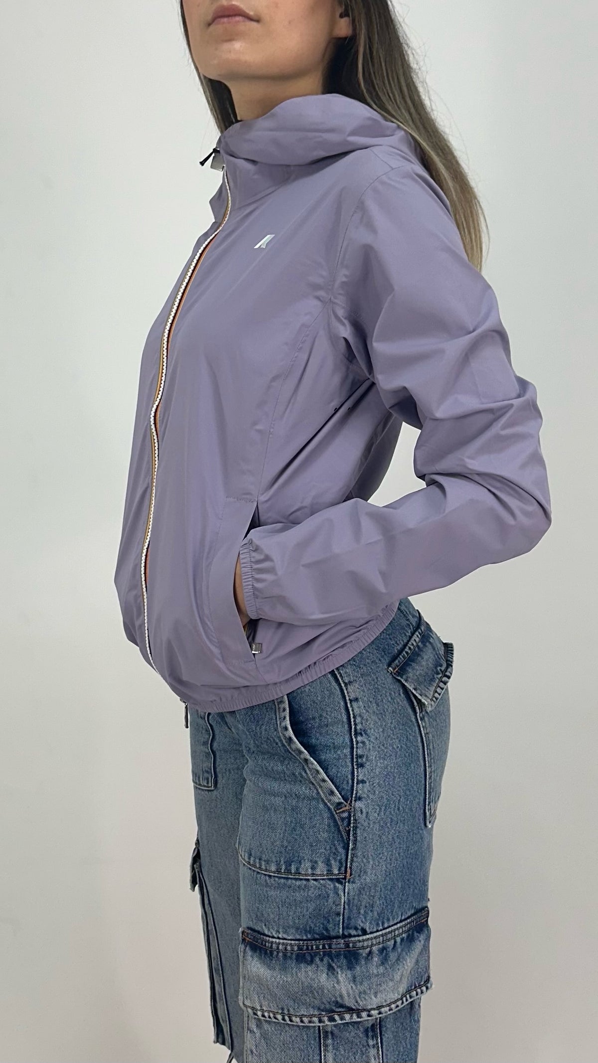 K-WAY Antivento Lyly Stretch Dot Donna Viola