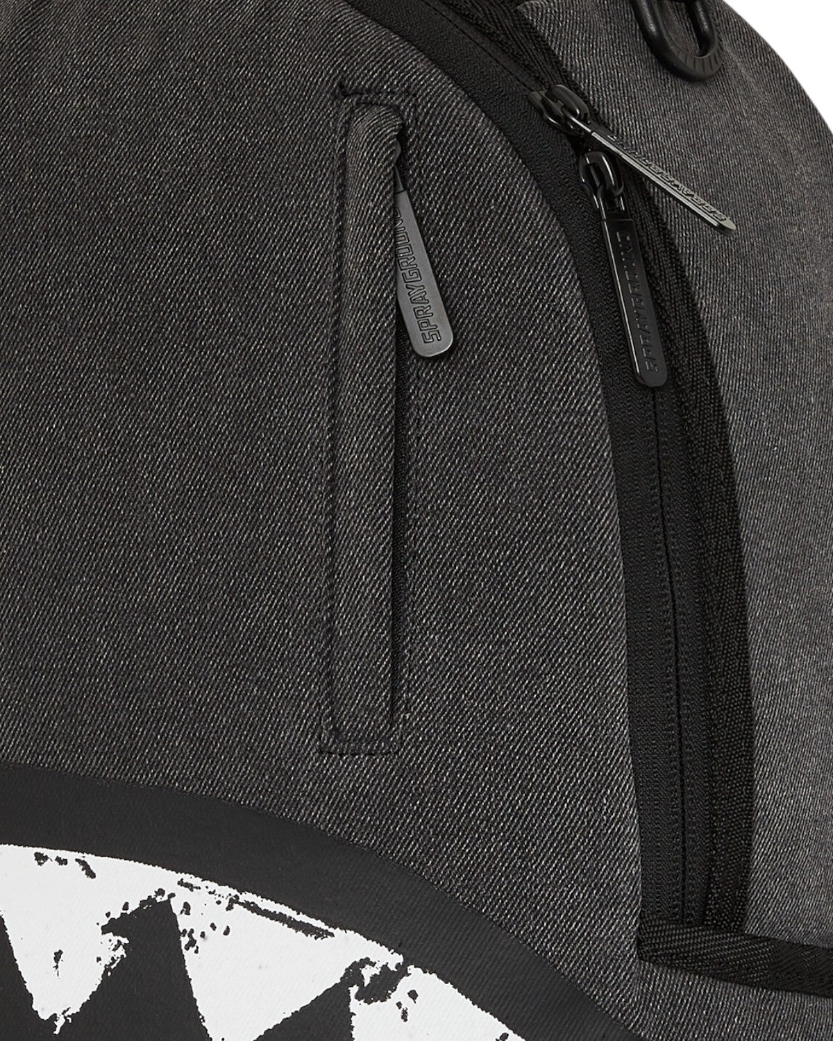 SPRAYGROUND Zaino In Denim Shark Central Painted