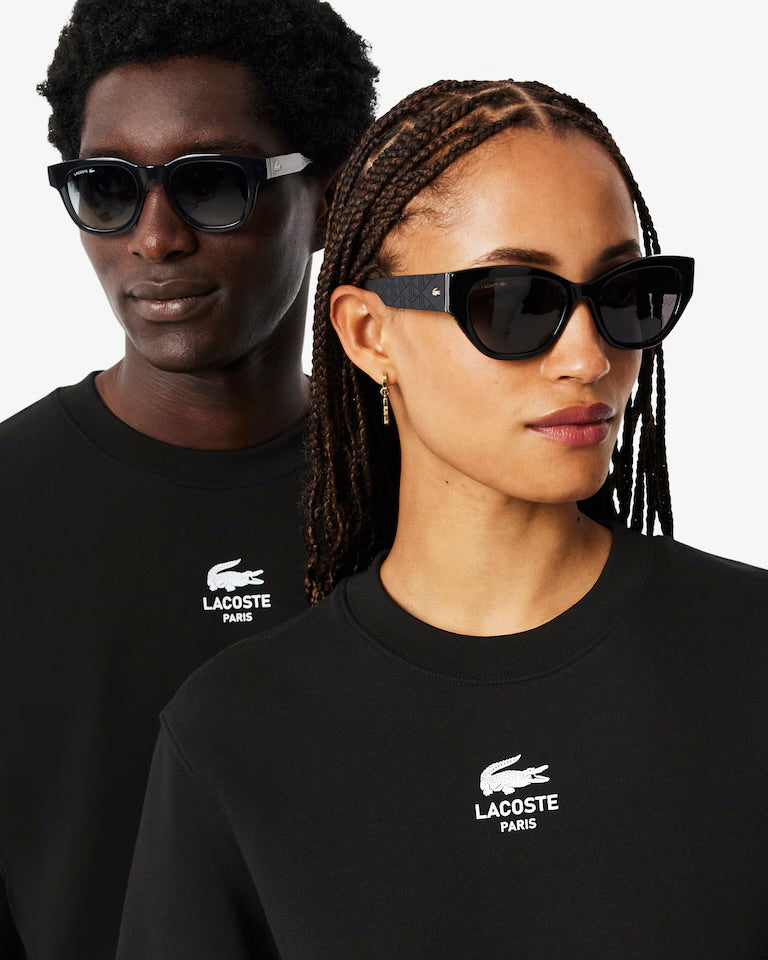 LACOSTE Felpa Girocollo Lacoste Paris Nera
