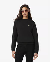 LACOSTE Felpa Girocollo Donna Nera