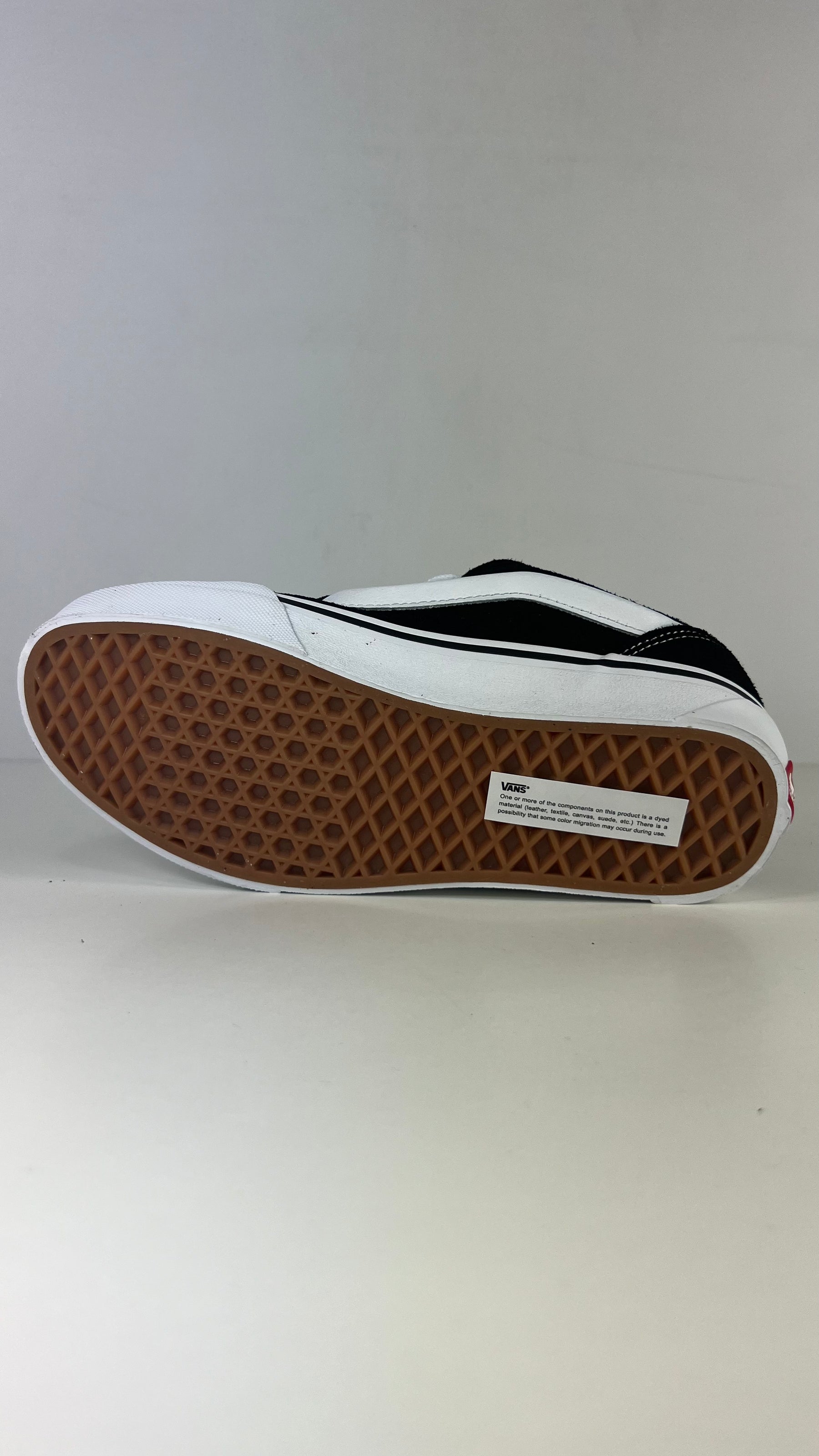 VANS Scarpa In Tela Knu Skool Nera/Bianca