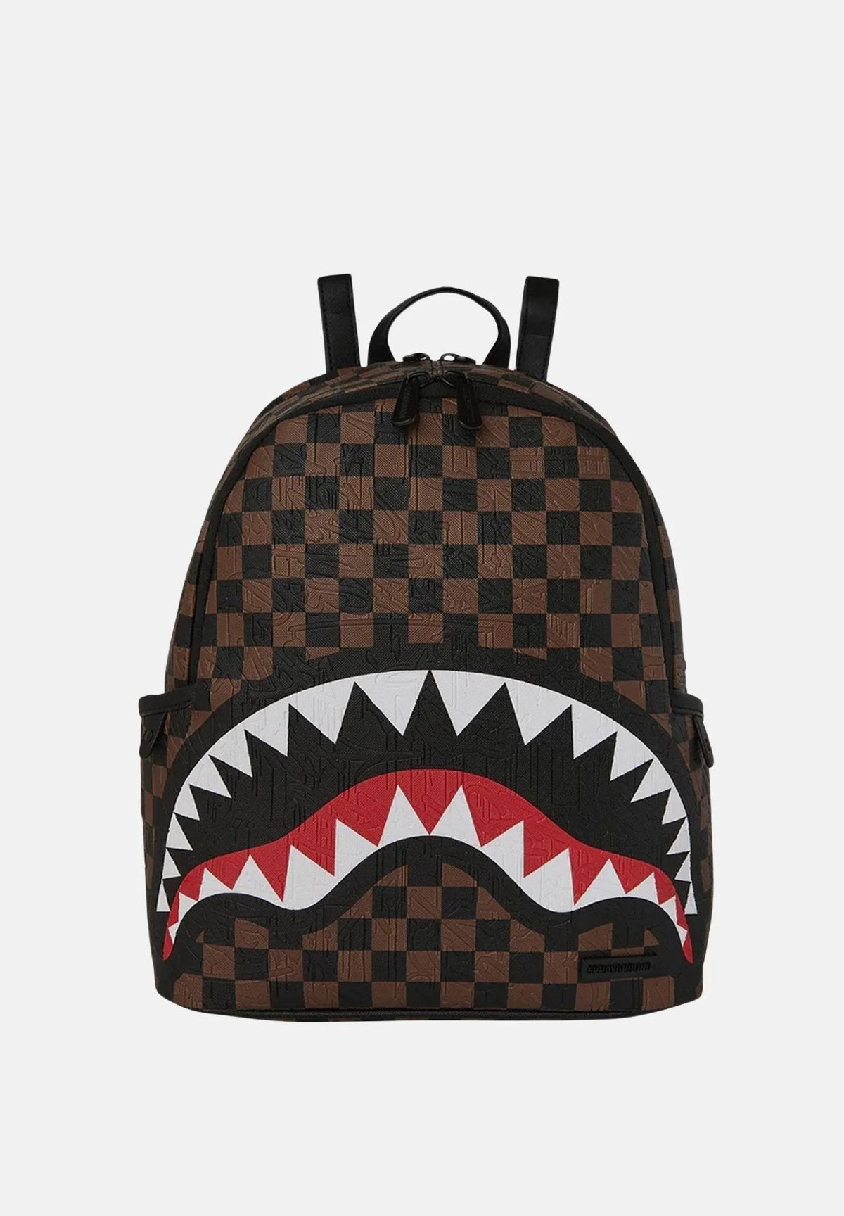 Sprayground SPRAYGROUND Zaienetto In Pelle CHECK 2 EMBOSS SAVAGE Marrone 29/12 - Accessori - Tommaseo Clothing