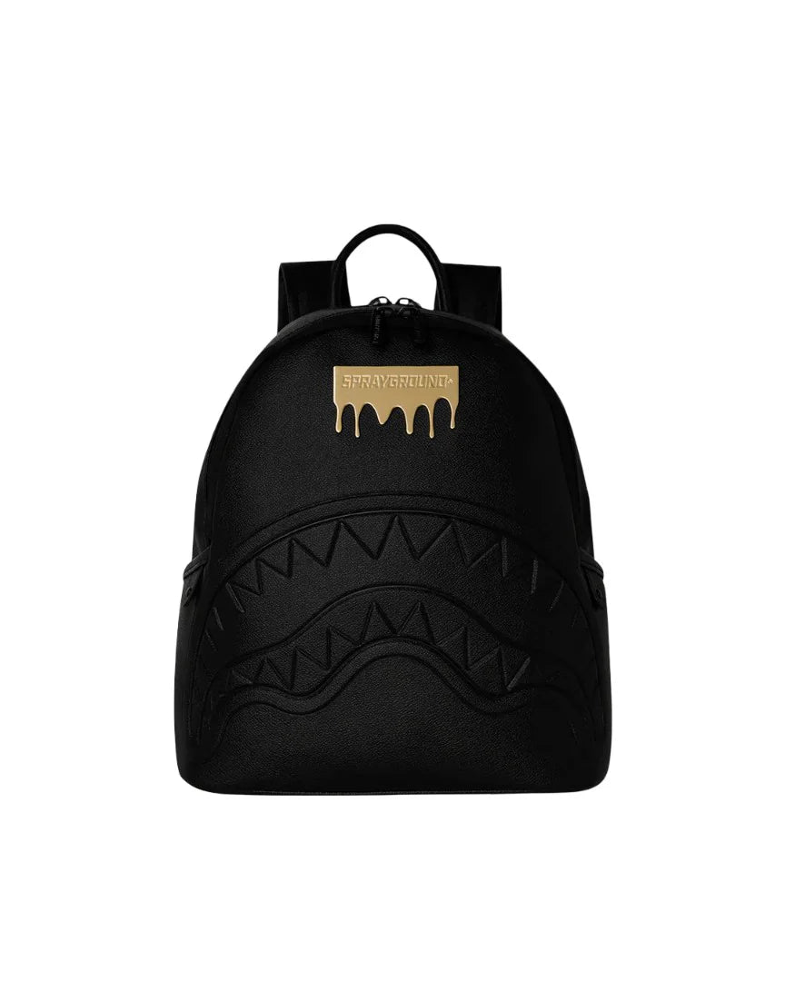 SPRAYGROUND Zainetto In Pelle Gold Brick luxe