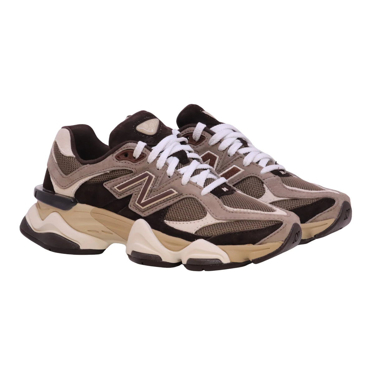 NEW BALANCE 9060 In Camoscio Marrone/Nero/Beige