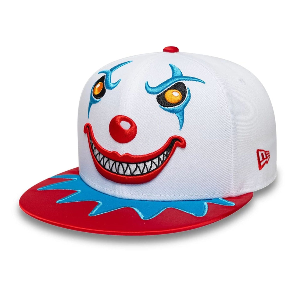New era NEW ERA Cappello 59Fifty Collaborazione One Piece Clown Face Visiera Piatta Con Dettagli Ricamati Bianco/Rosso/A