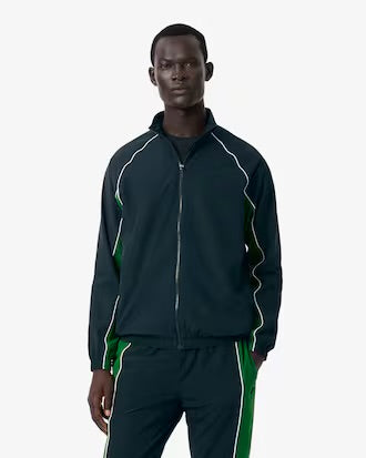 LACOSTE Tuta Completa Con Zip Senza Cappuccio Verde Scuro/Verde