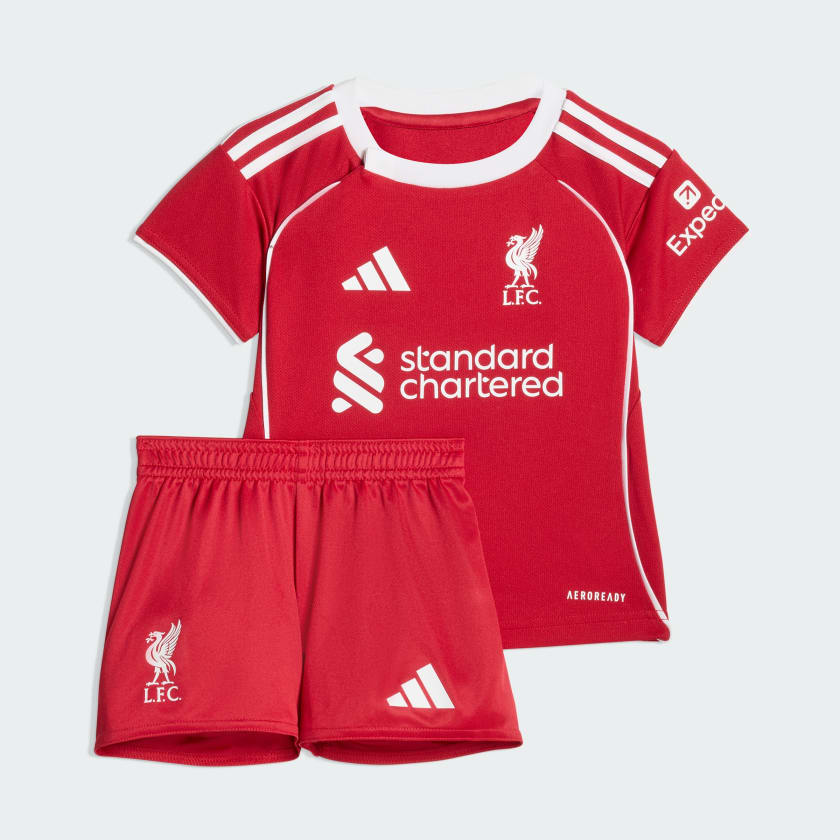 Adidas Adidas Completino Liverpool Bambino Rosso Bianco - COMPLETINO - Tommaseo Clothing