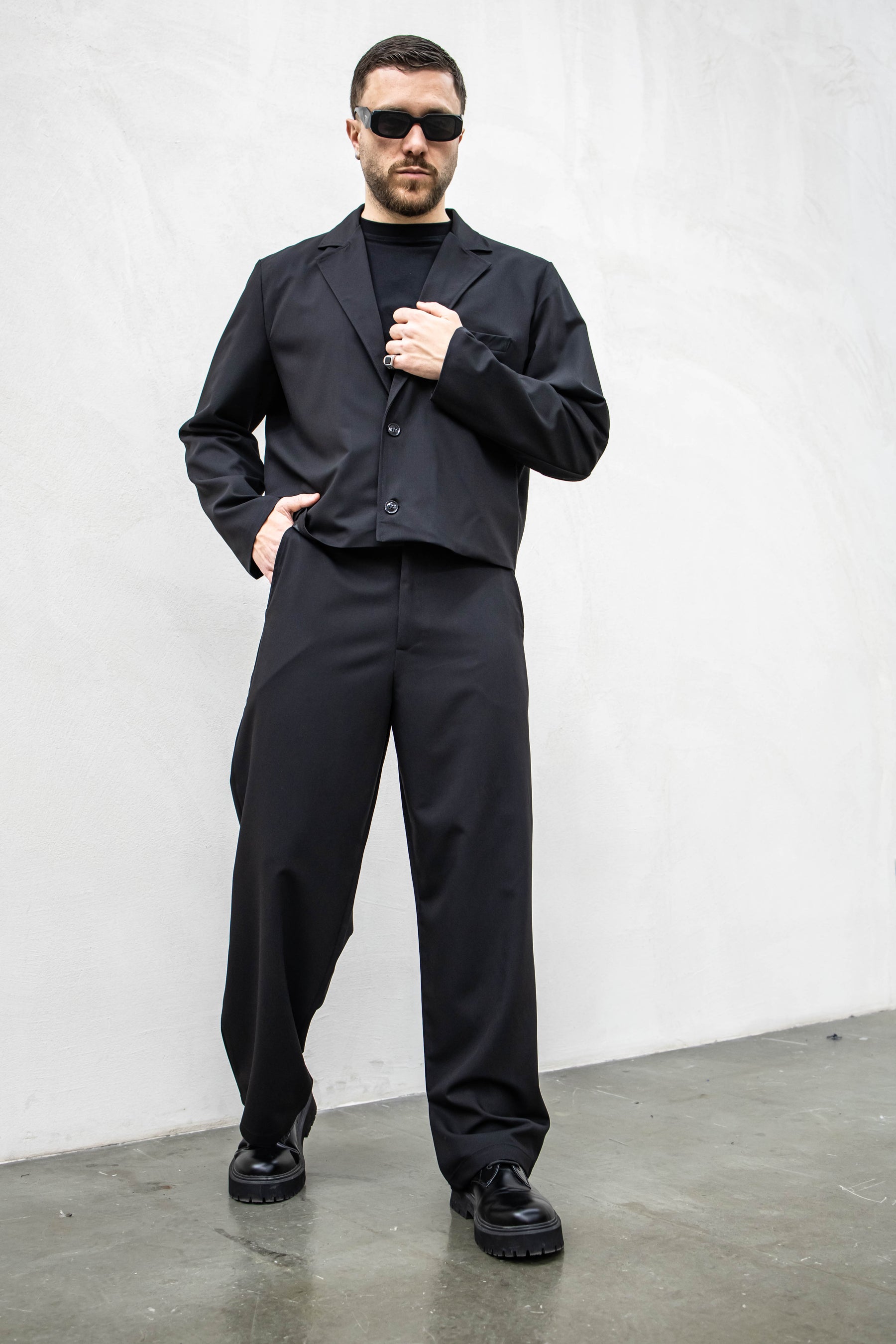 TOKYO Coordinato Giacca e Pantalone ABITO EASY Nero