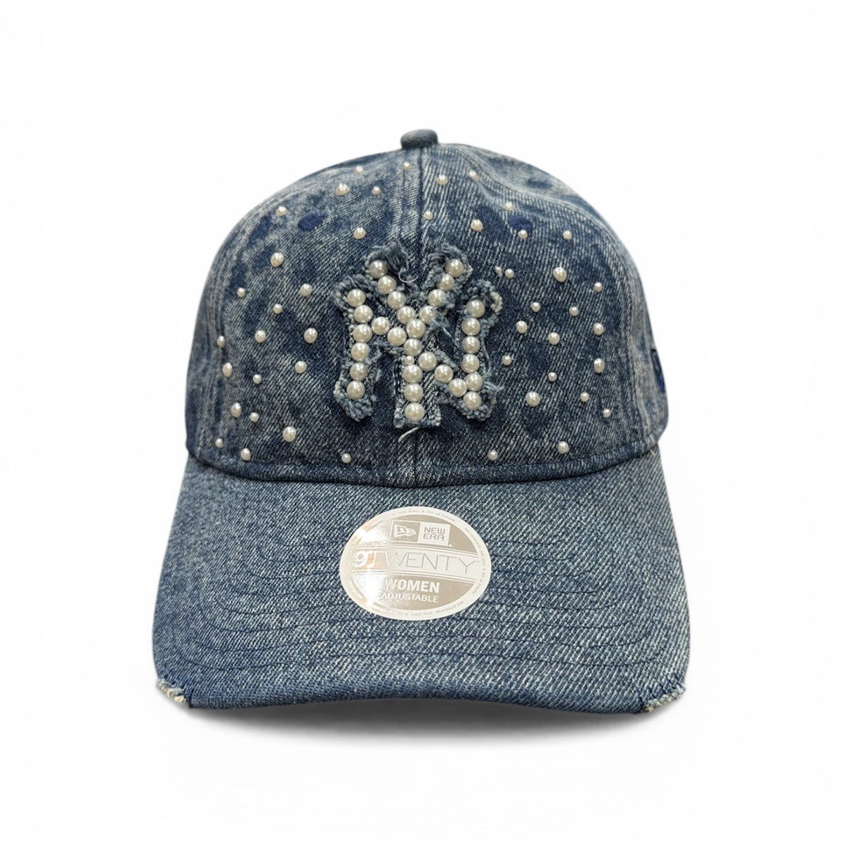 New era custom New Era NY Custom IN Denim Blu Con Perle Donna - Cappello - Tommaseo Clothing