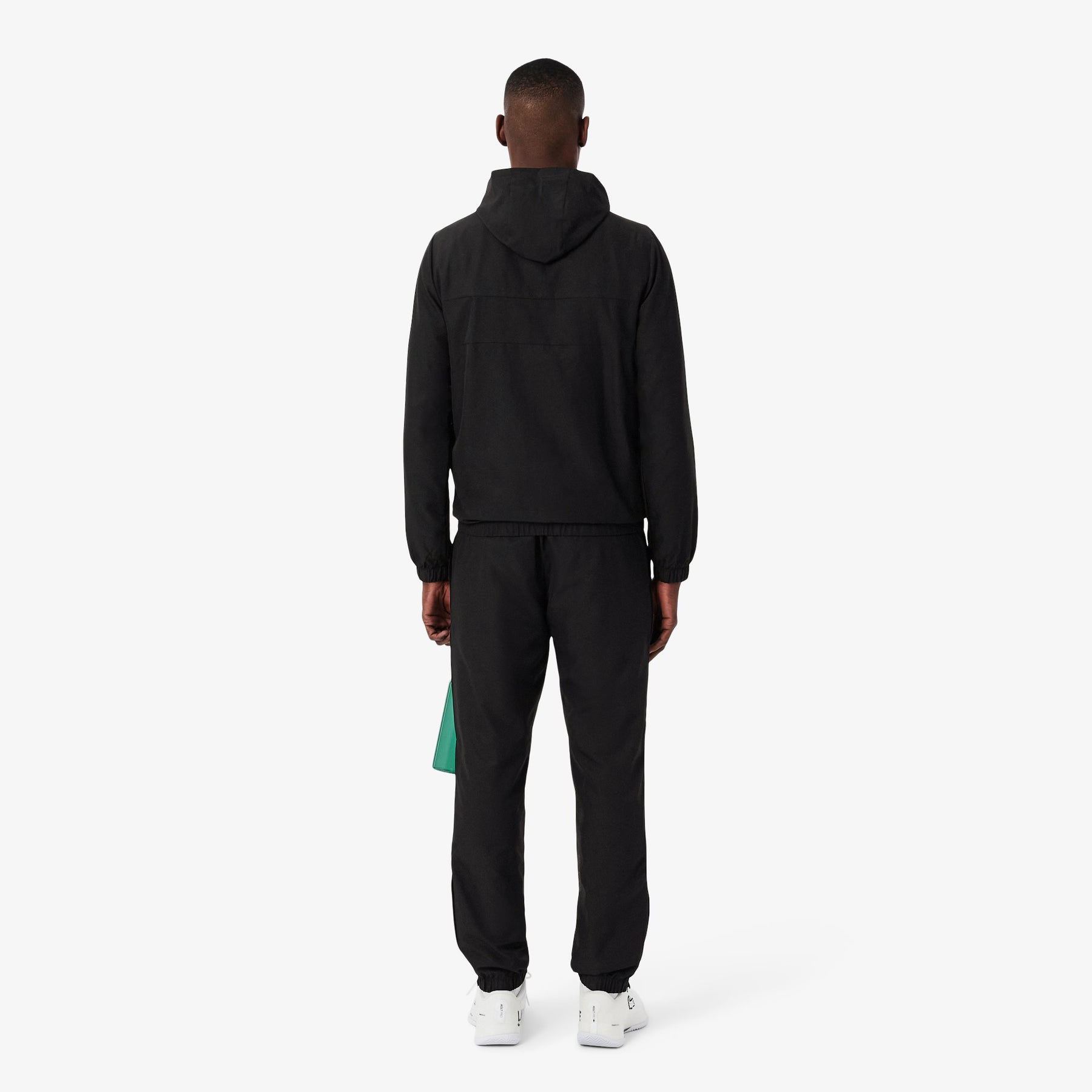 LACOSTE Tuta In Microfibra Basic Nera