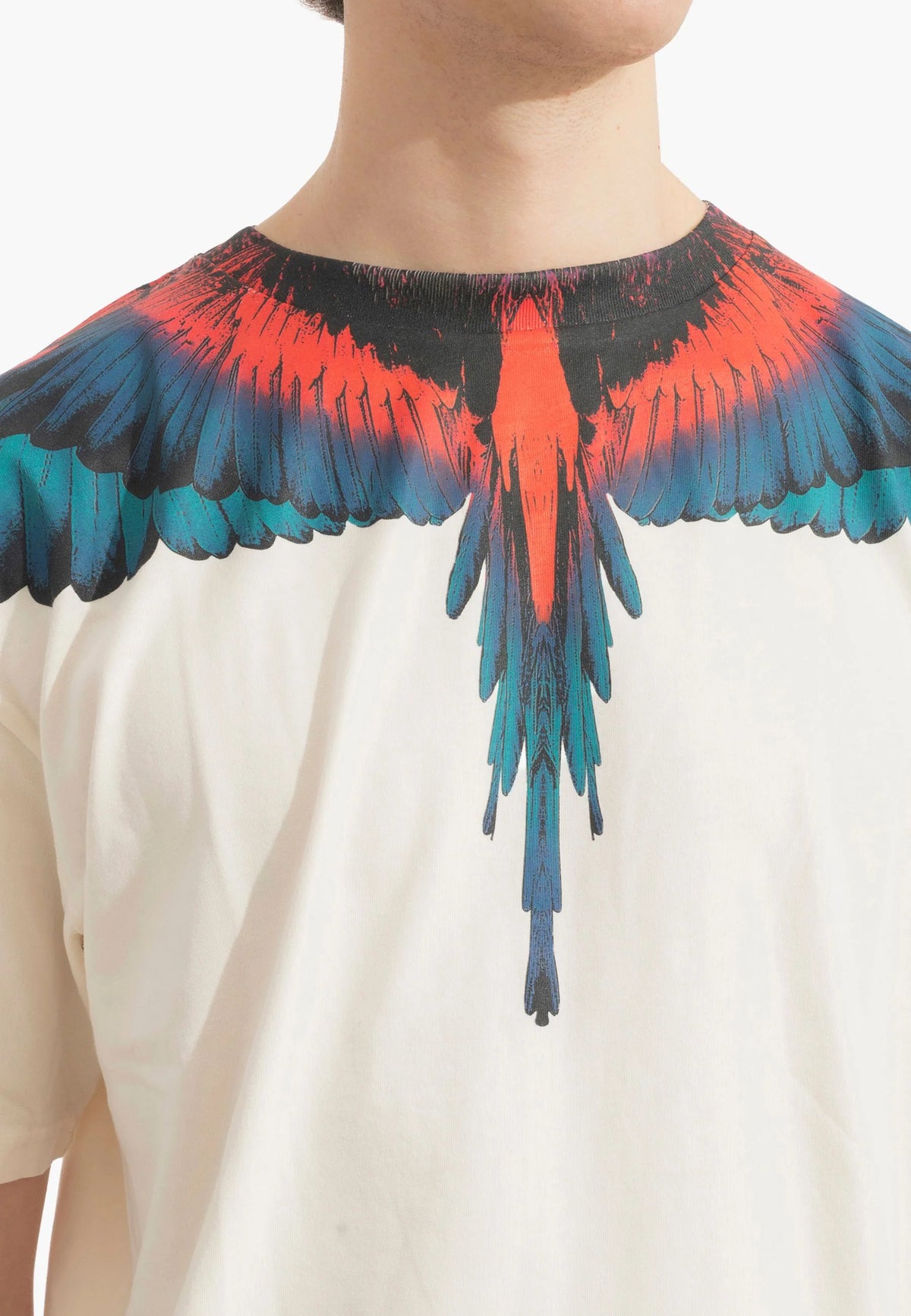 County of milan COUNTY OF MILAN T-Shirt Marcelo Burlon Ali Rosse/Blu - foto 2 - Tommaseo Clothing