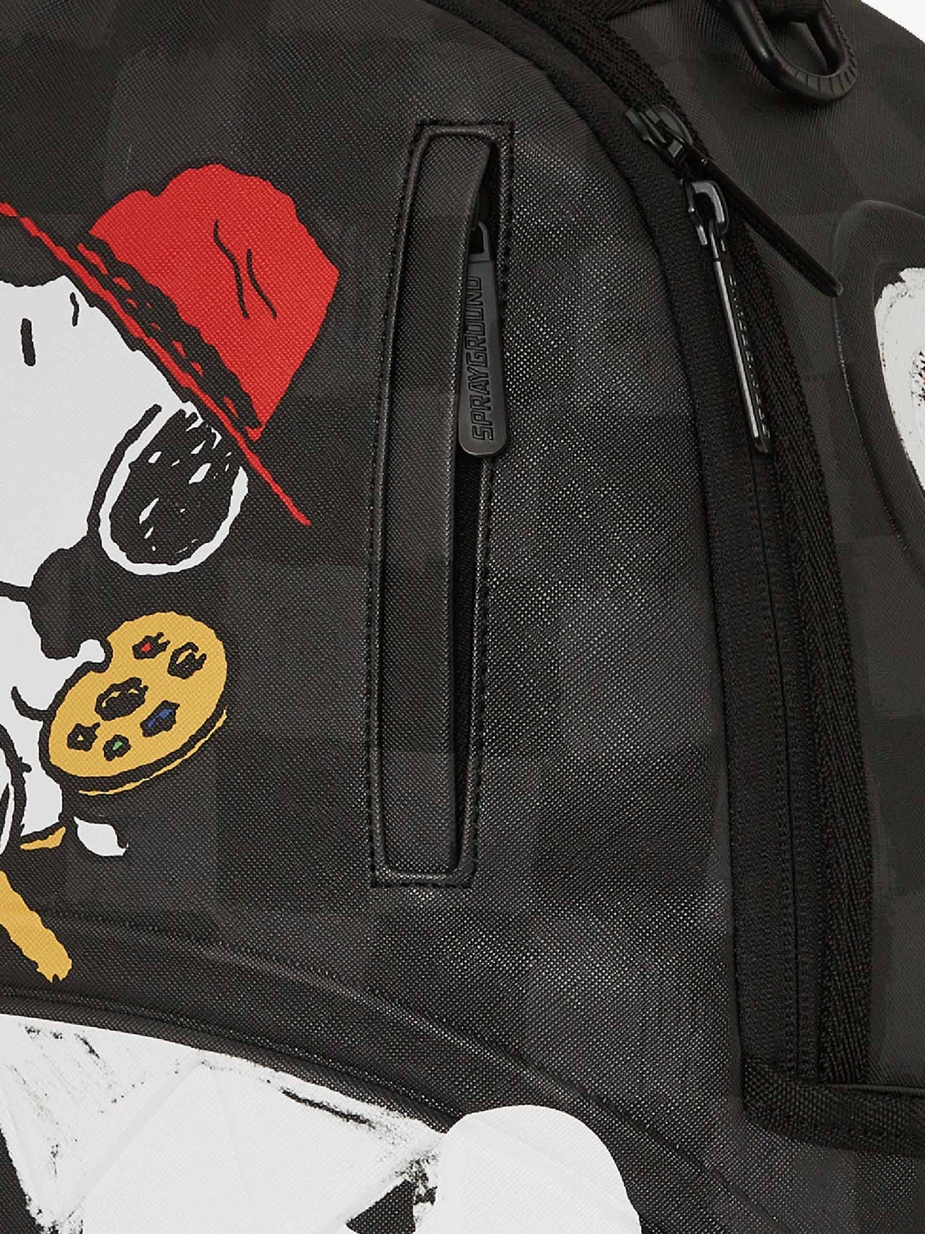 SPRAYGROUND Zaino In Pelle Snoopy Painting Sharks