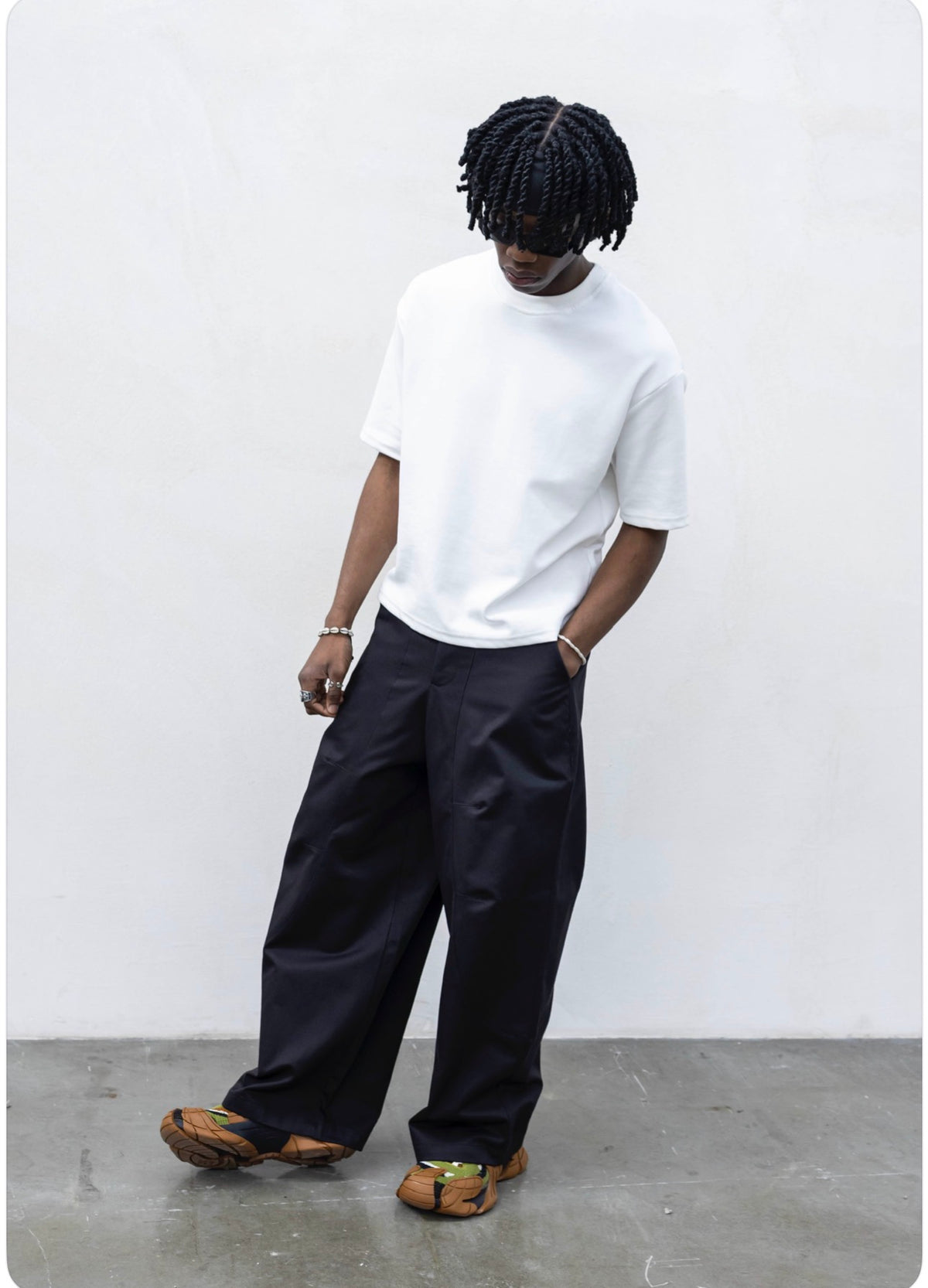 Present day PRESENT DAY Pantalone Extracut Nero - foto 2 - Tommaseo Clothing