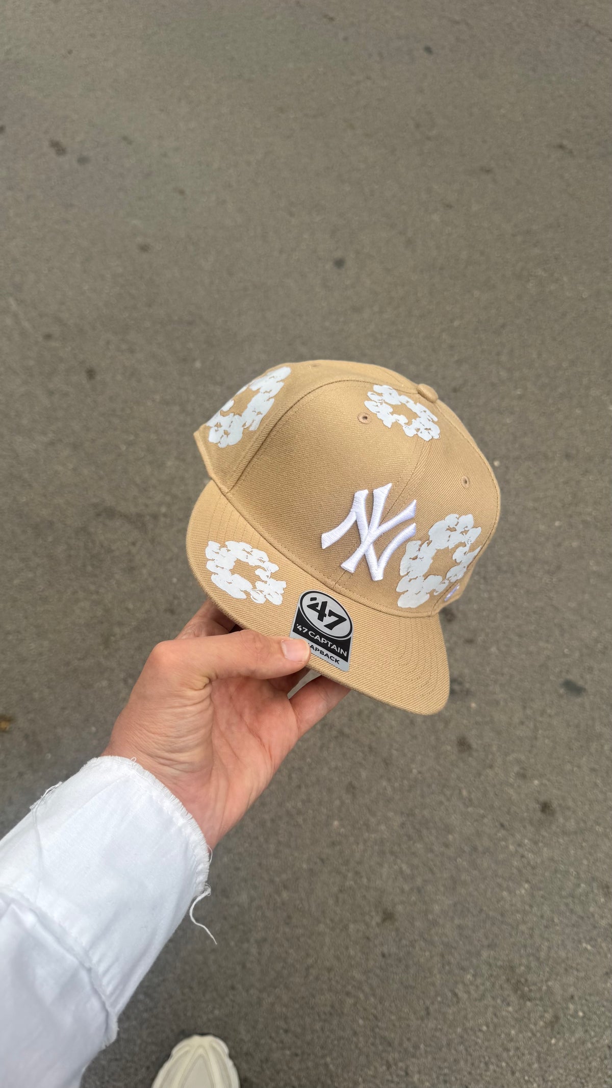 ‘47 CUSTOM “NY” Denim Tears Beige/Bianco