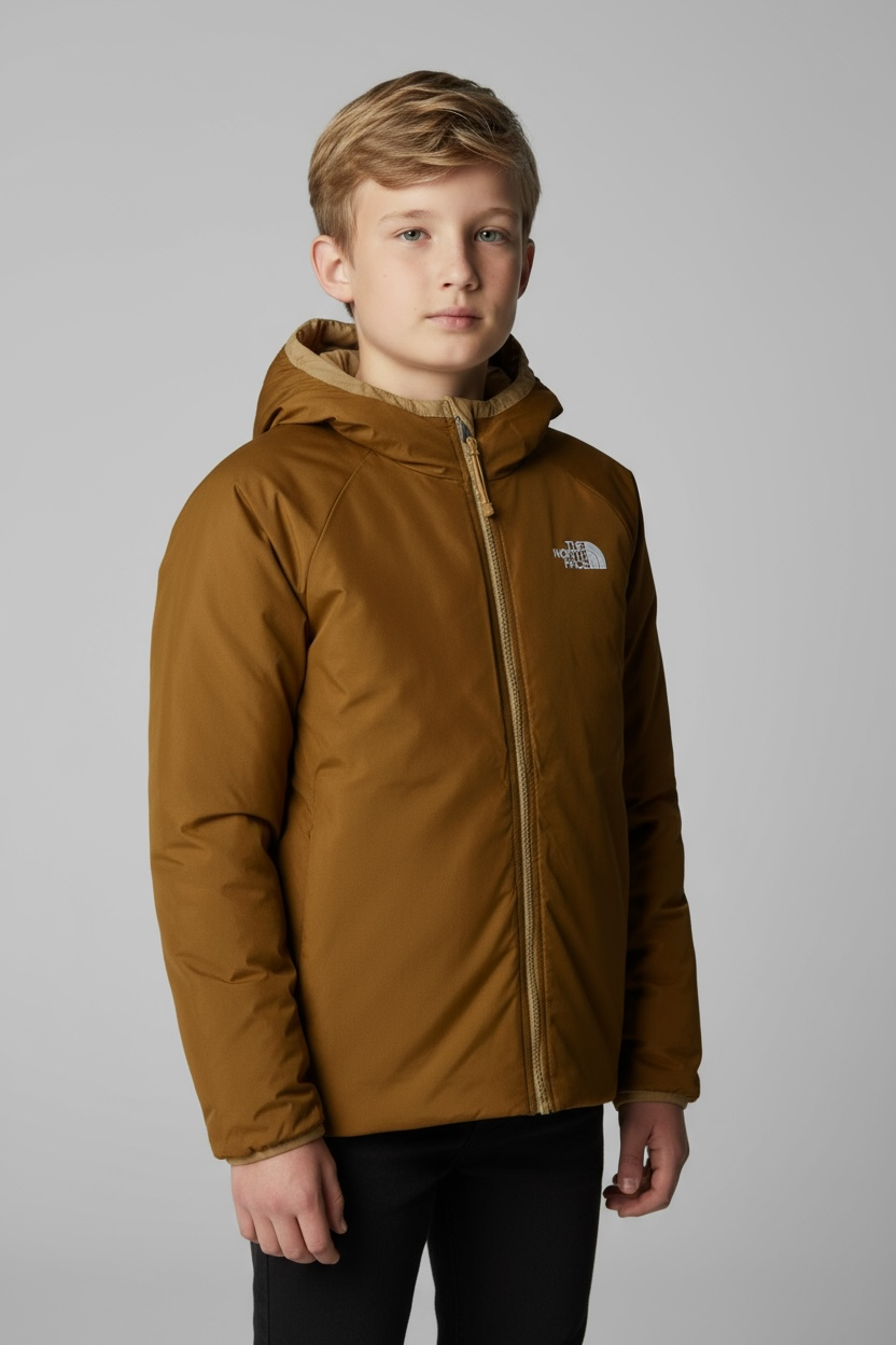NORTH FACE Giubbotto Bambino Invernale Reversibile Beige