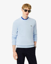 LACOSTE Maglioncino Basic In Cotone Azzurro