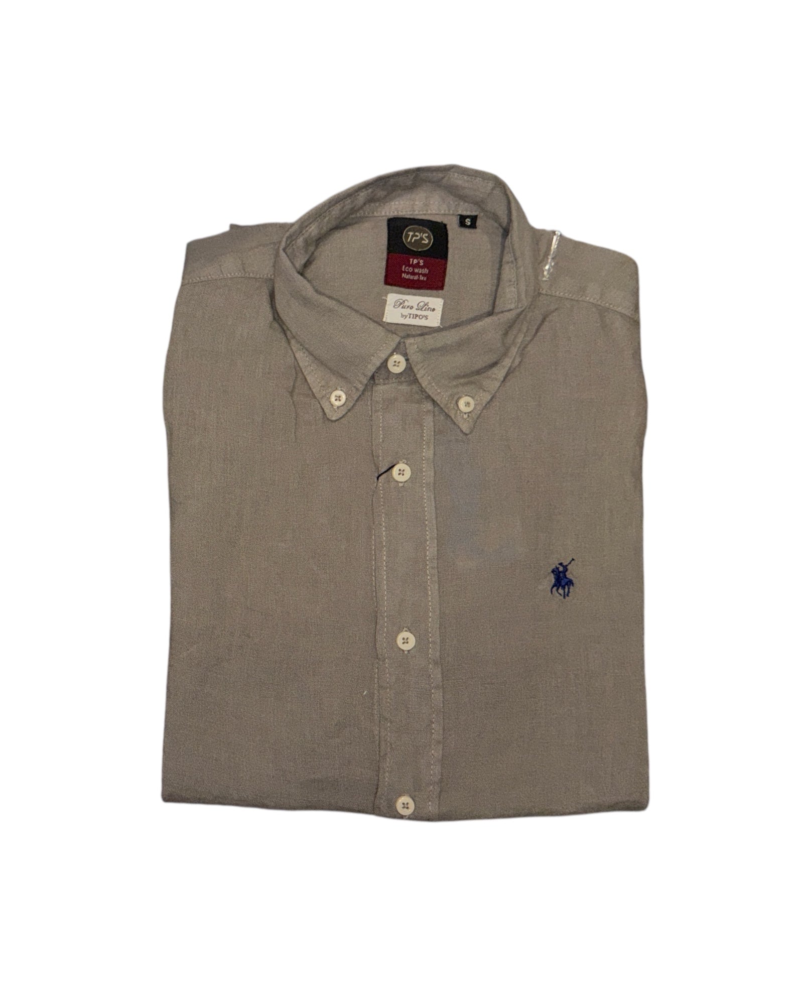 Camicia in lino Beige