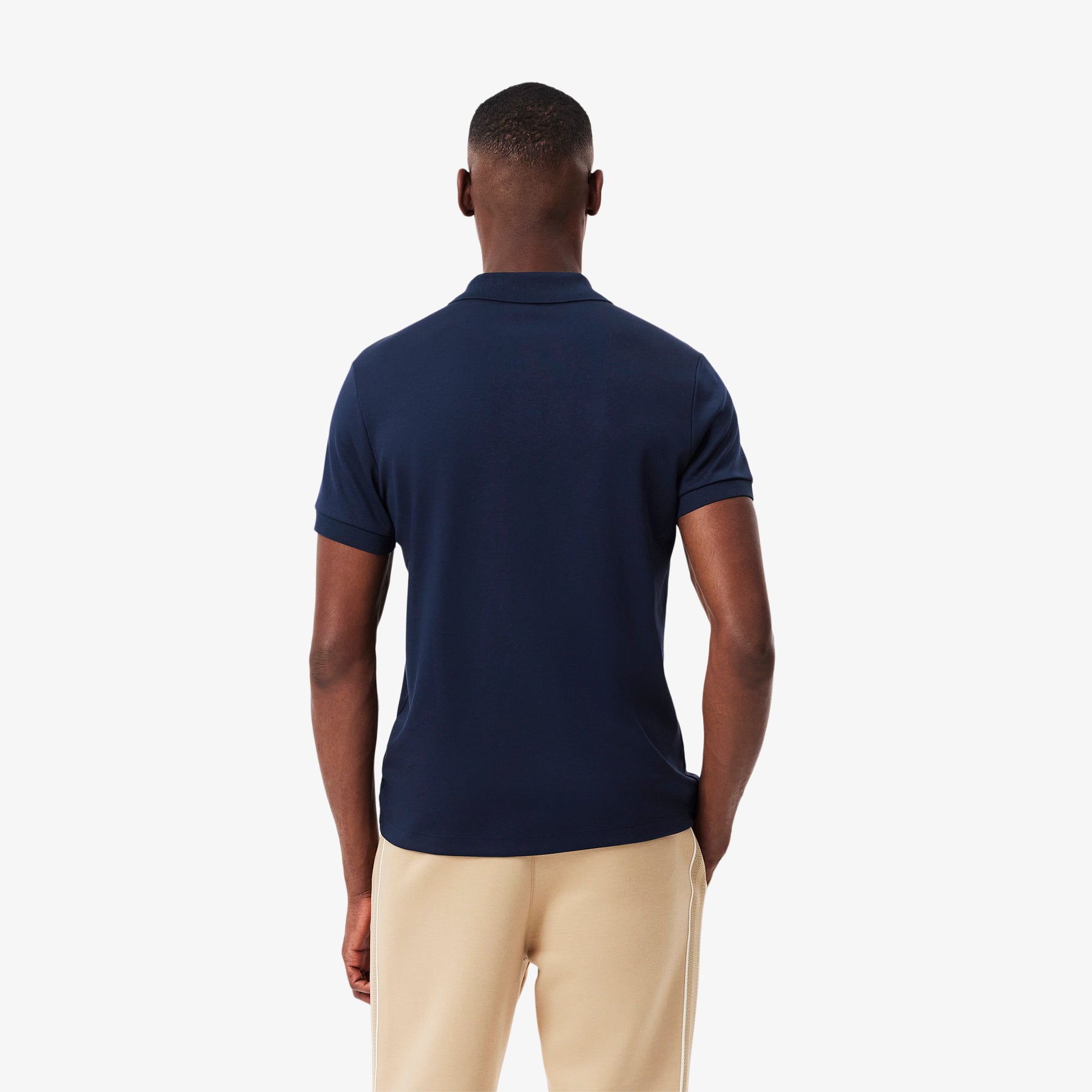LACOSTE Polo Regular Fit in Cotone Pima Blu Navy