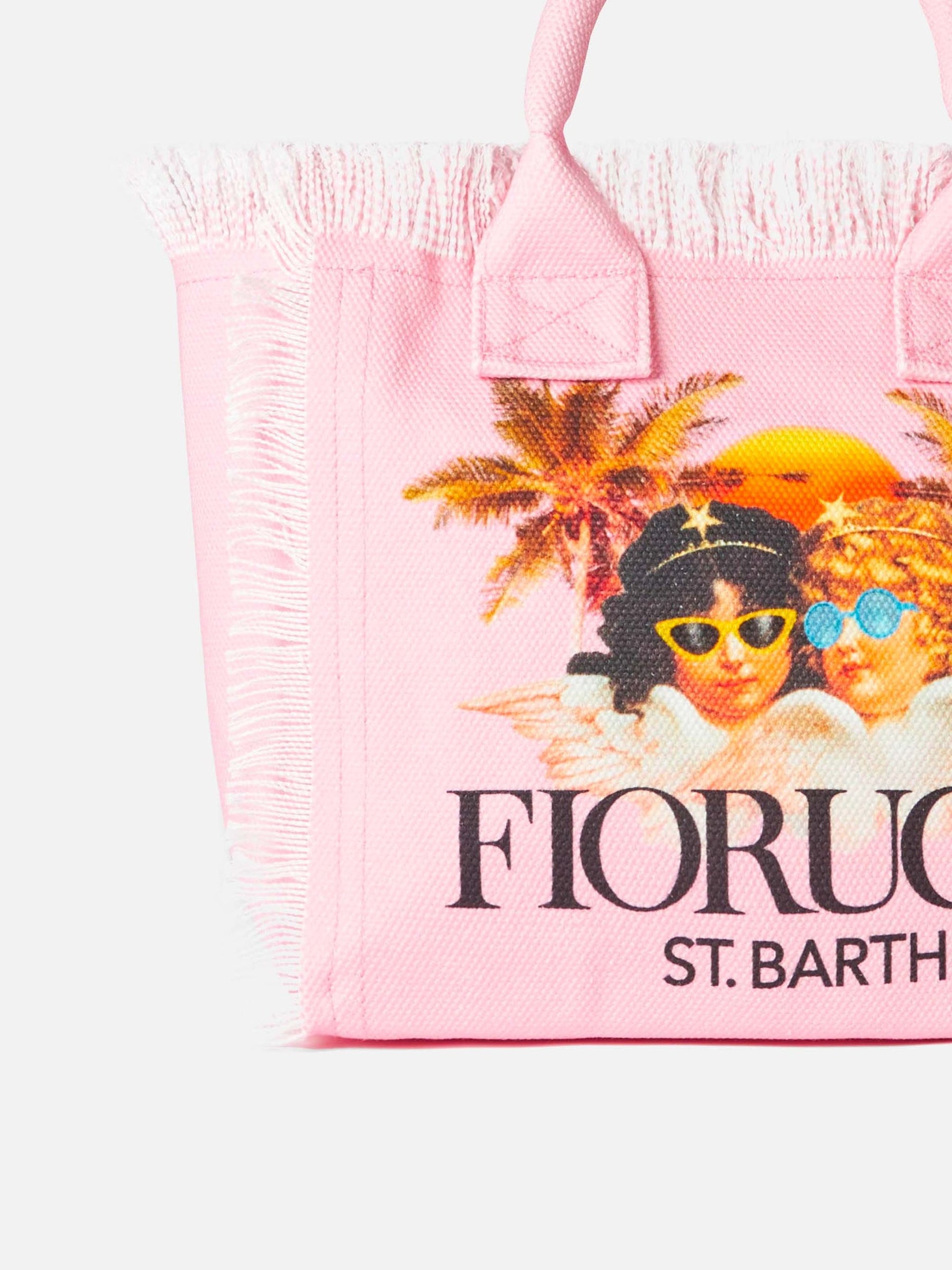 SAINT BARTH Borsa a Mano Colette Fiorucci Rosa