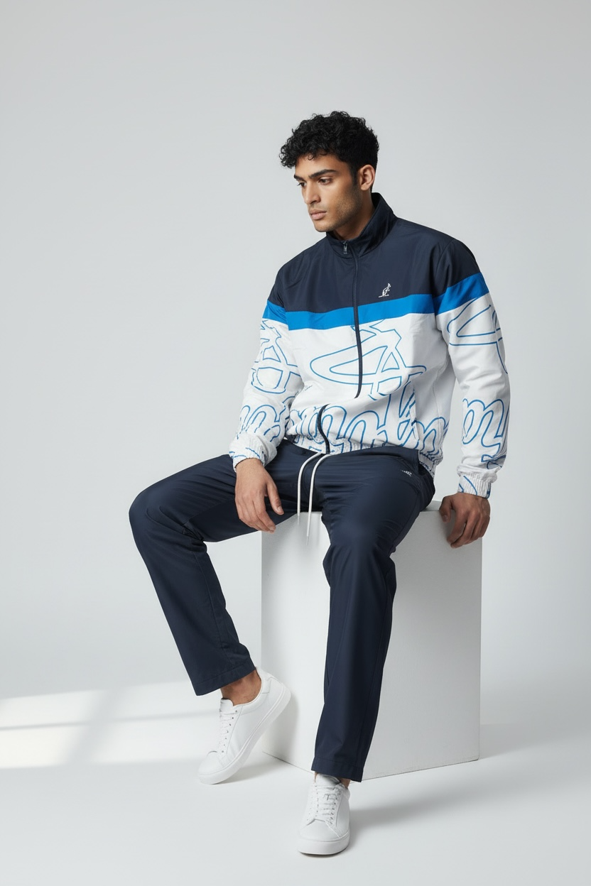 AUSTRALIAN Tuta Mycon in Smash Bianco/Blu SS26