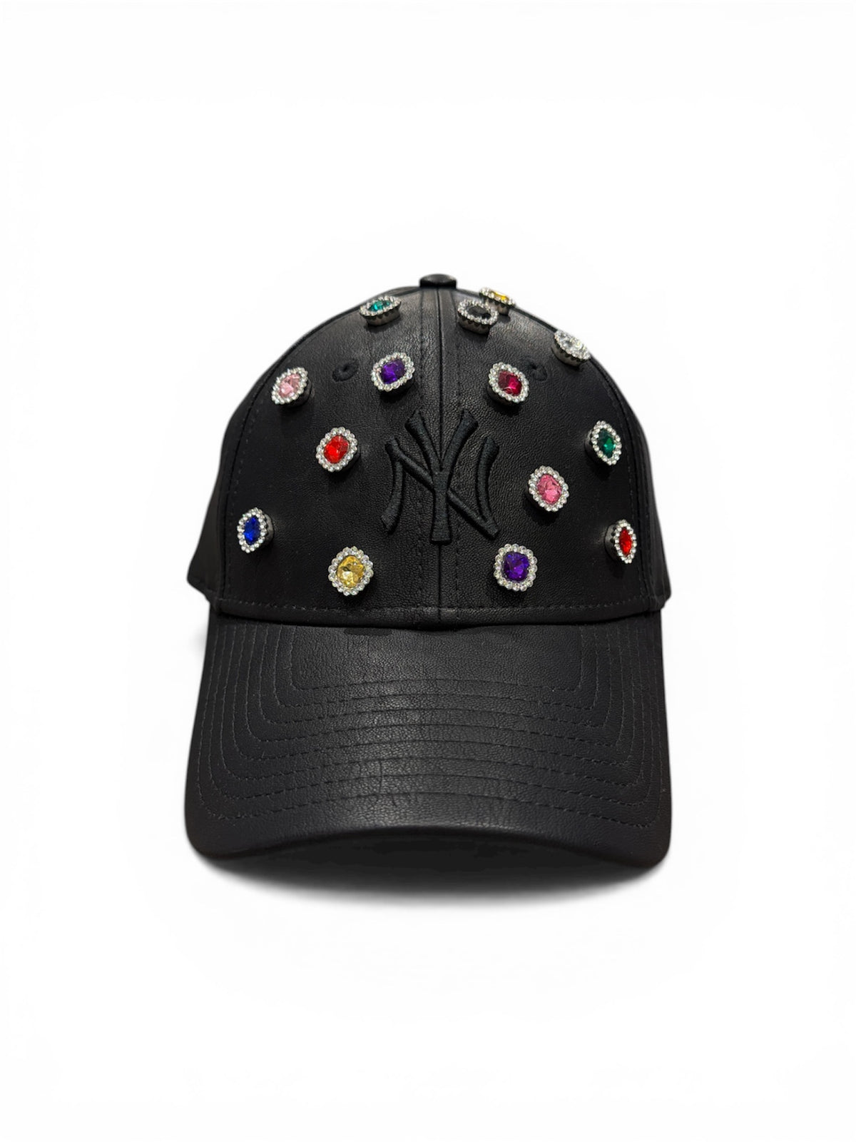 New era custom New Era NY Custom Nero IN Pelle Con Brillanti Donna - Cappello - Tommaseo Clothing