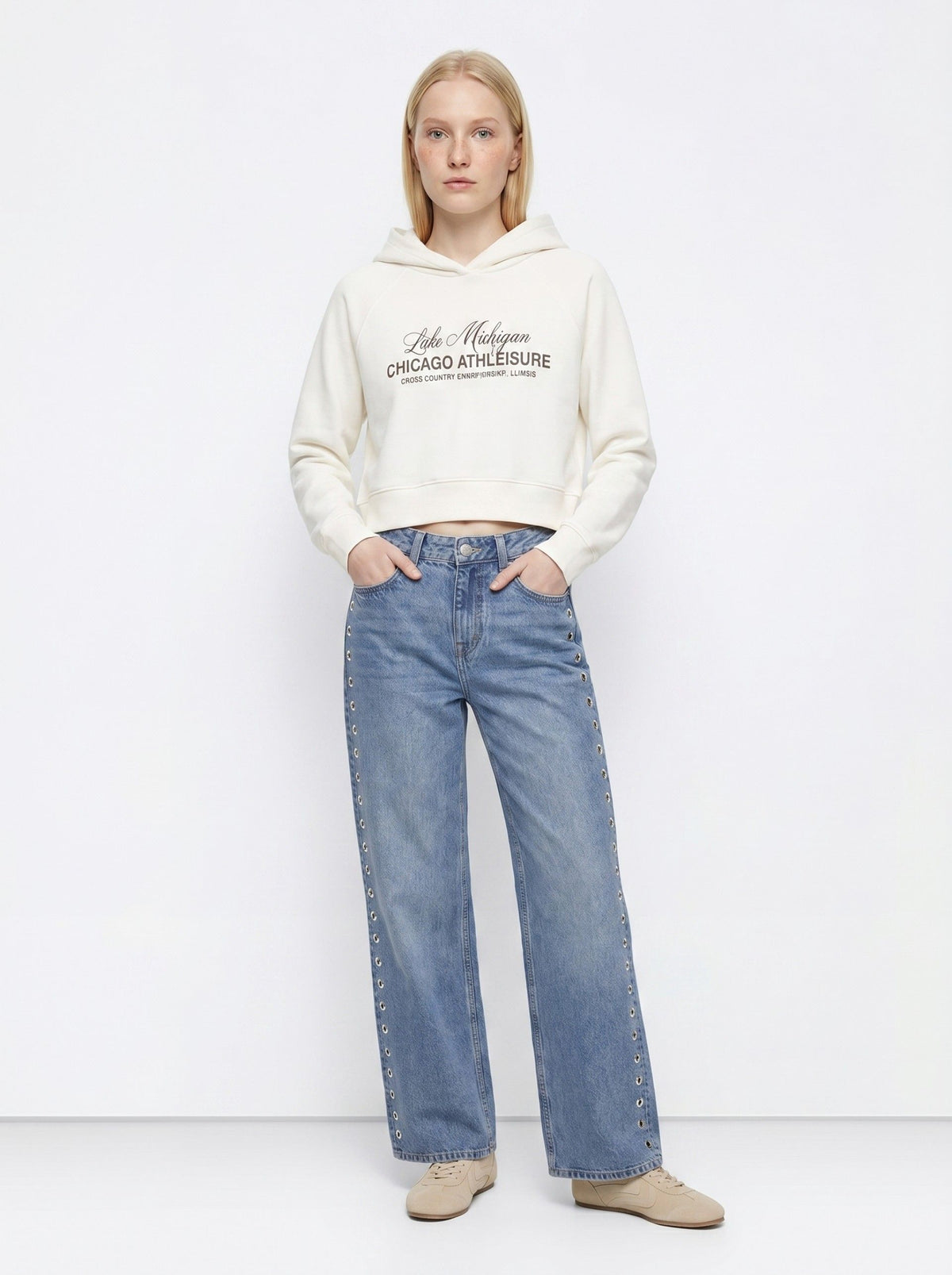 Tiffosi Figo_2 Felpa Bianca Donna AW26