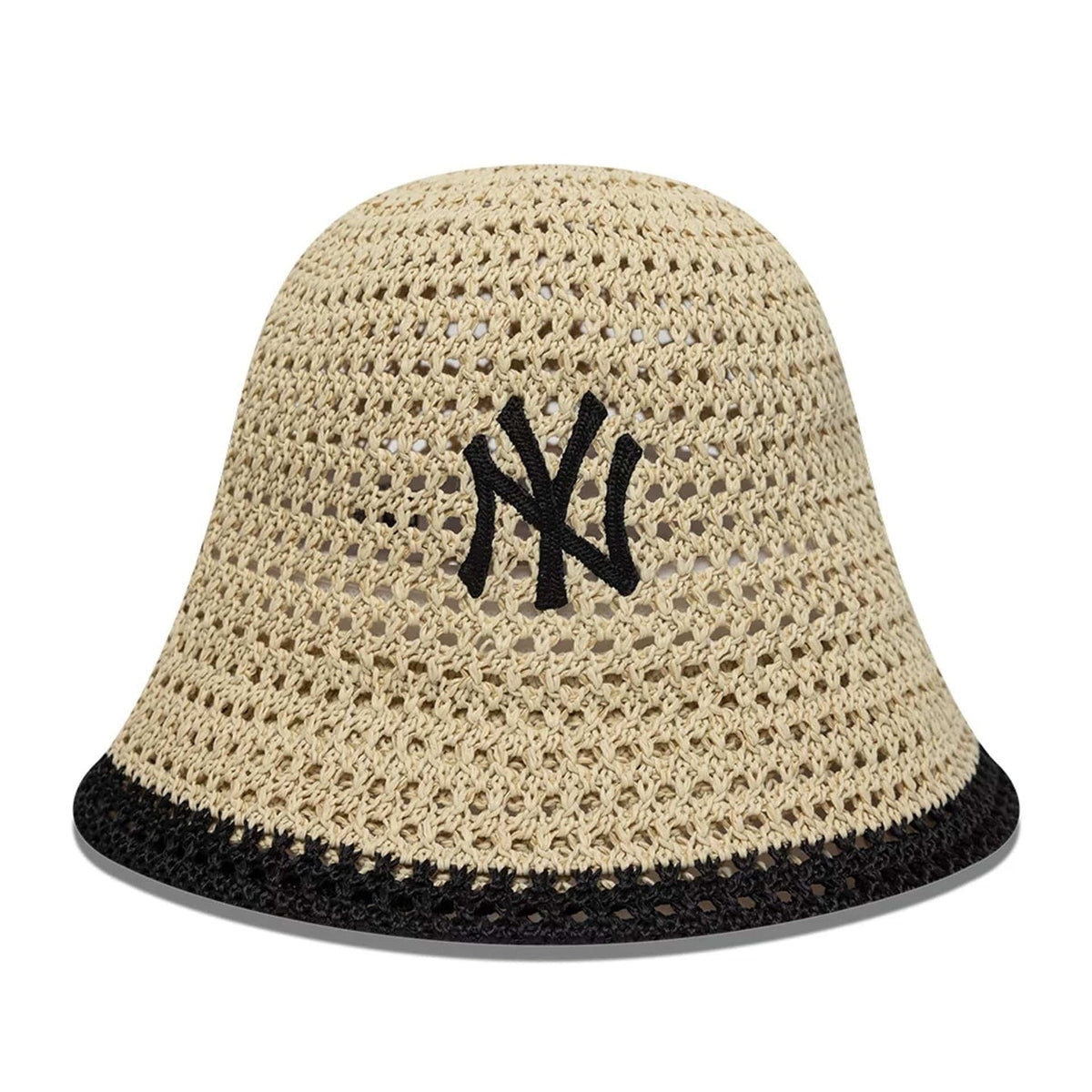 New era NEW ERA Cappello Pescatore Bucket New York Yankees MLB Knitted Explorer Beige Chiaro Donna - Cappello pescatore