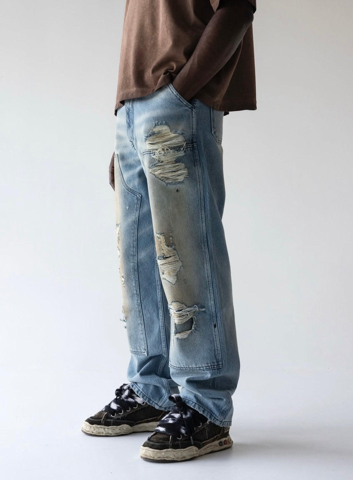 BLACK ISLAND BLACK ISLAND Jeans Baggy Sabbiato - foto 2 - Tommaseo Clothing