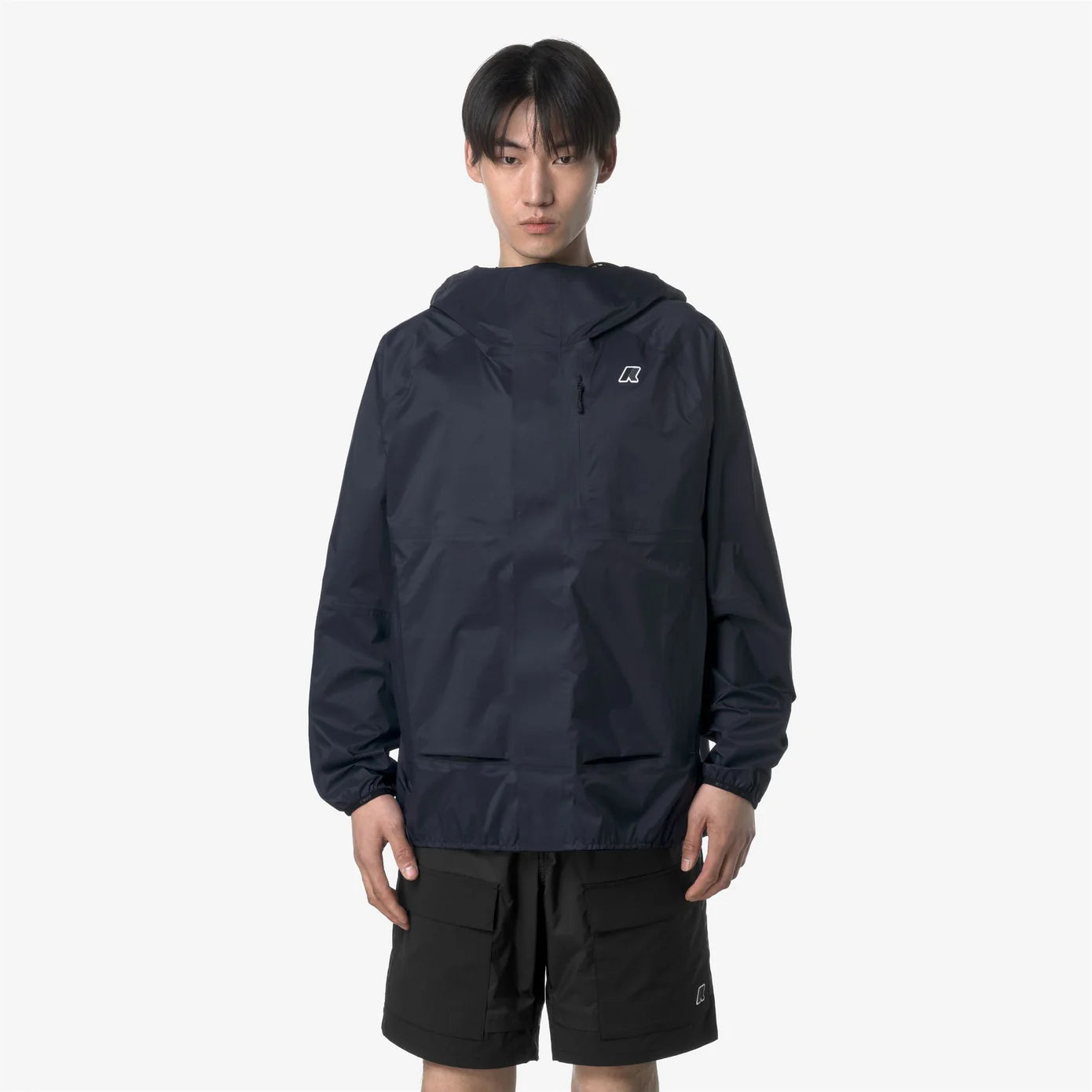 K-WAY Antivento Primaverile Leggero ROCHE Blu Notte