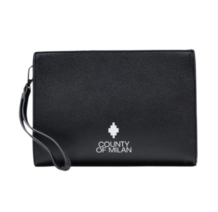 County of milan COUNTY OF MILAN MARCELO BURLON Pochette In Ecopelle Basic Nero - Accessori - Tommaseo Clothing