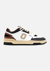 ORTO Sneakers In Pelle Bianca/Nera/Marrone