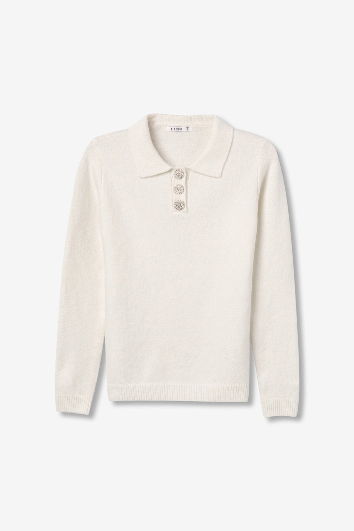 Tiffosi Marilyn Maglioncino Bianco Donna AW26