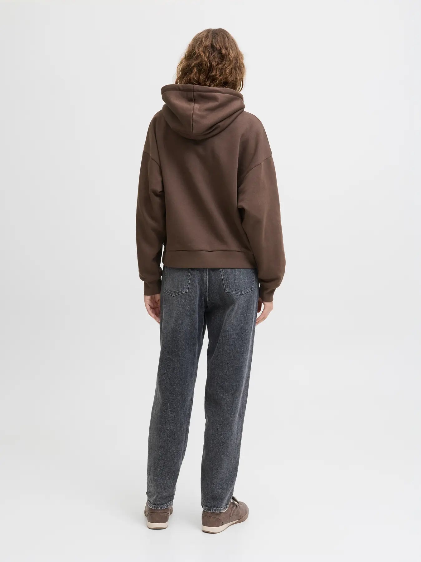 JJXX DONNA FELPA FELPATA JXSTUDIO MARRONE