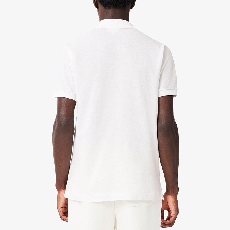 LACOSTE Polo Classica in Piqué di Cotone Bianca
