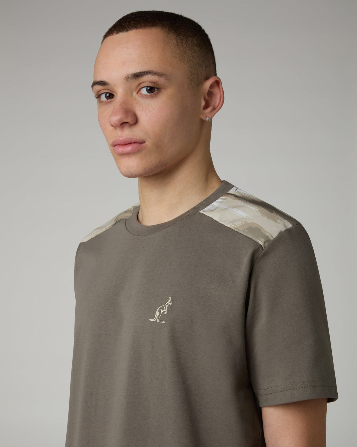 AUSTRALIAN Completino T-Shirt e Pantaloncino Marrone/Beige SS26