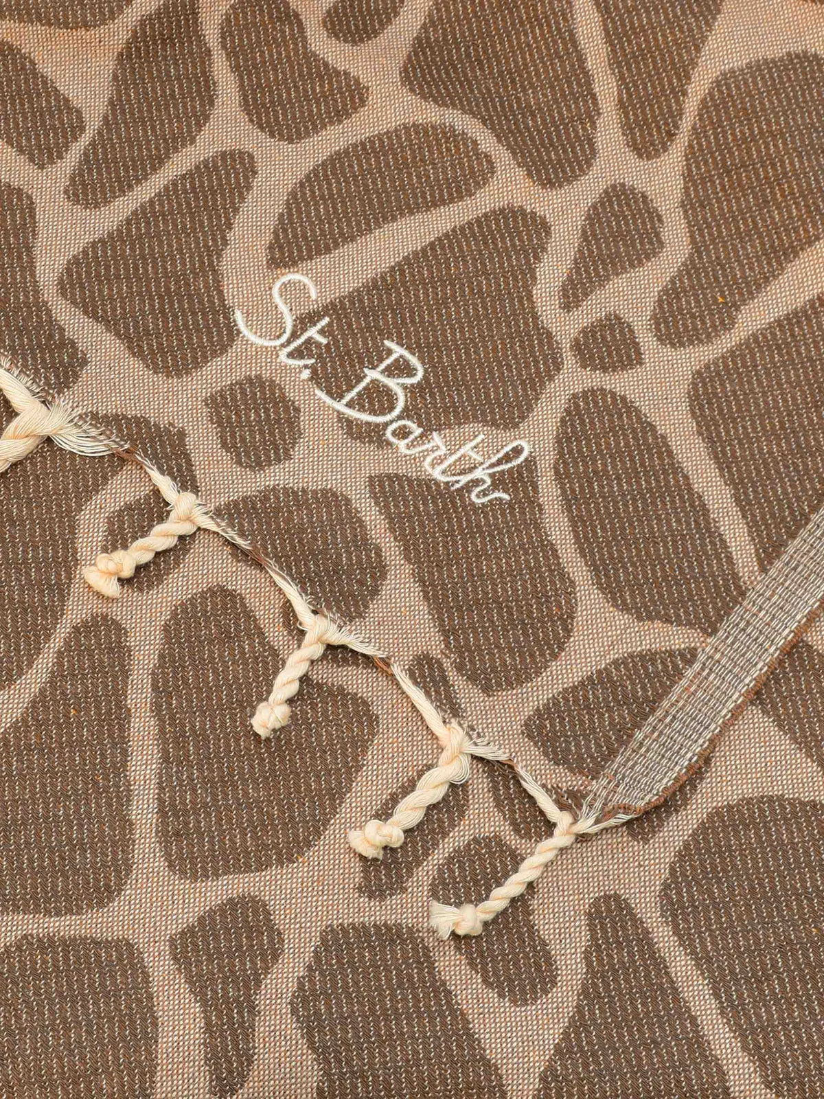 SAINT BARTH Telo Mare Foutas Giraffa