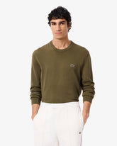 LACOSTE Maglioncino Basic In Cotone Verde