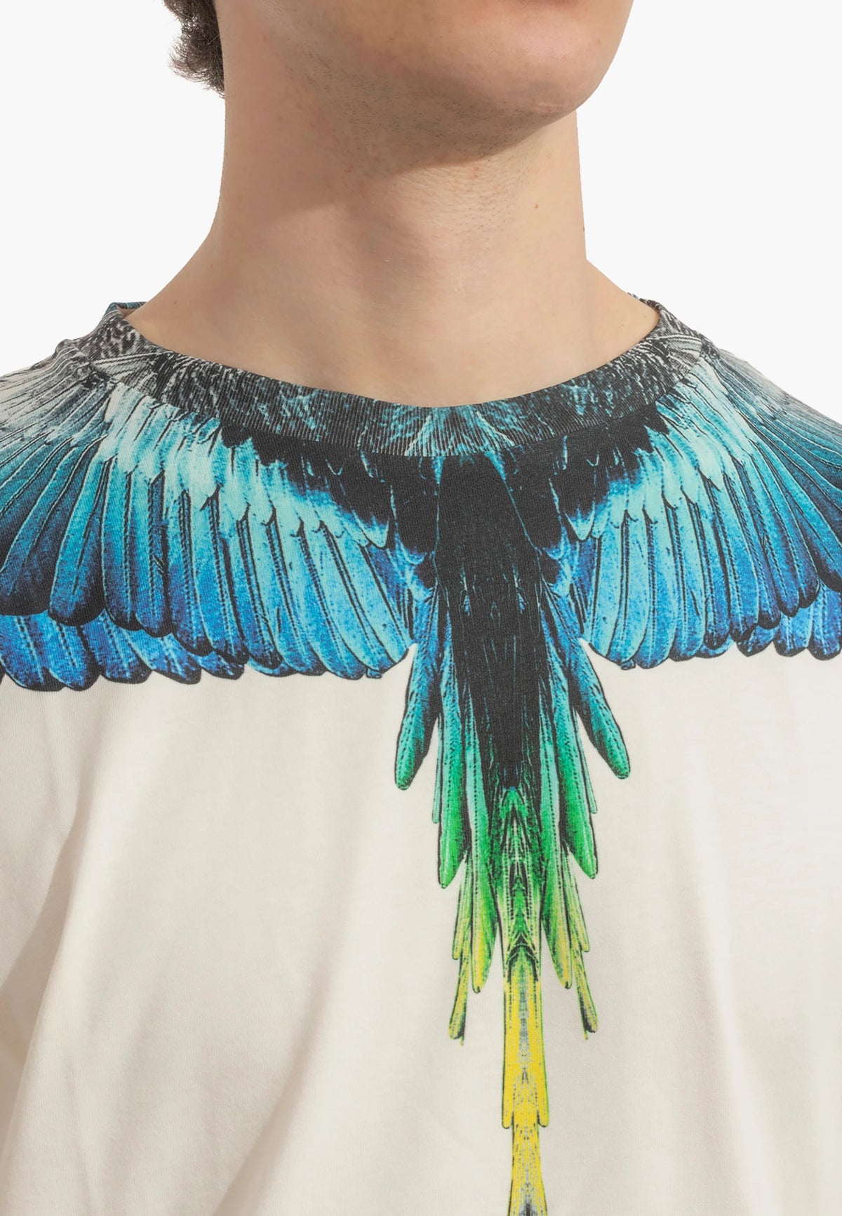 County of milan COUNTY OF MILAN T-Shirt Marcelo Burlon Ali Blu - foto 2 - Tommaseo Clothing