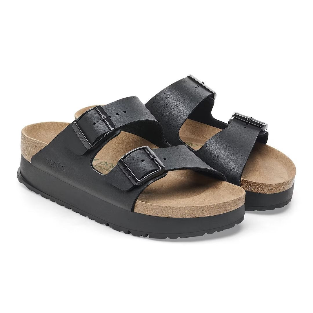 BIRKENSTOCK ARIZONA FLEX PLATFORM nero