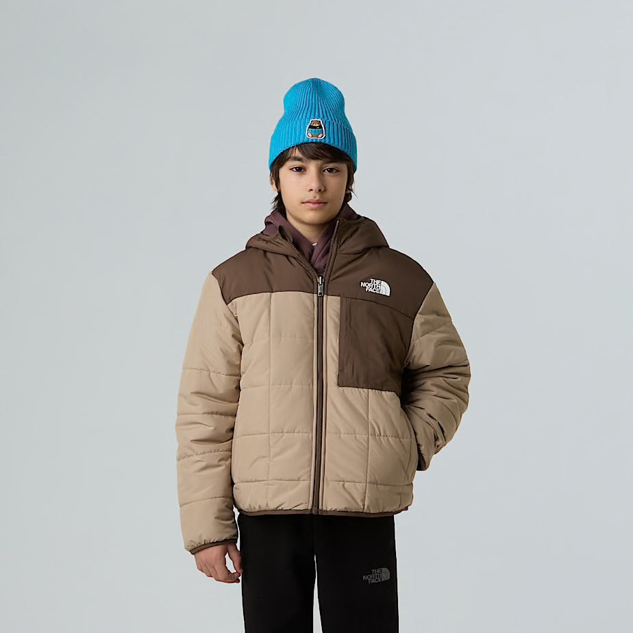 NORTH FACE Giubbotto Bambino Invernale Reversibile Marrone/Beige