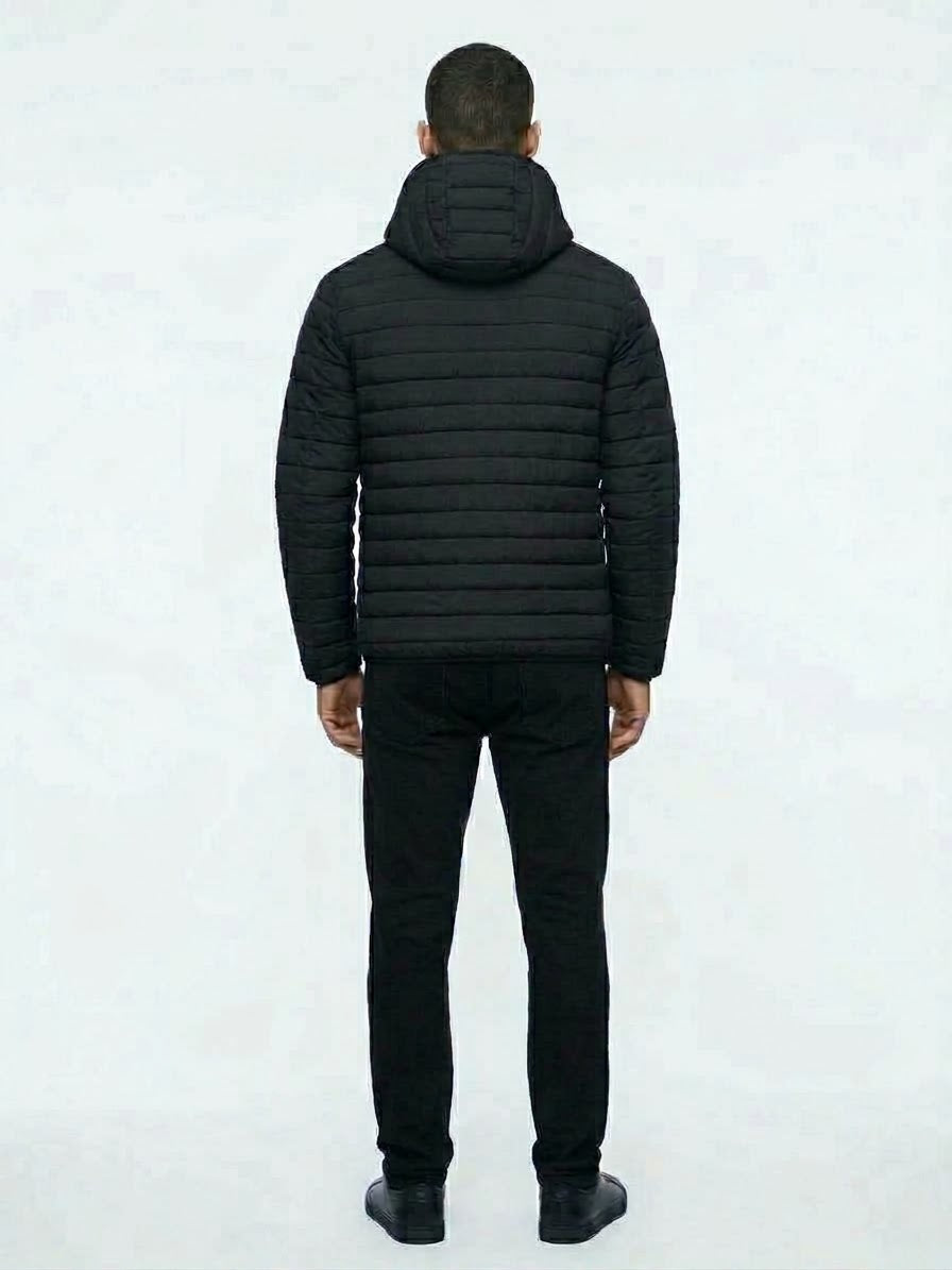 MORE Piumino Blake Con Cappuccio Nero