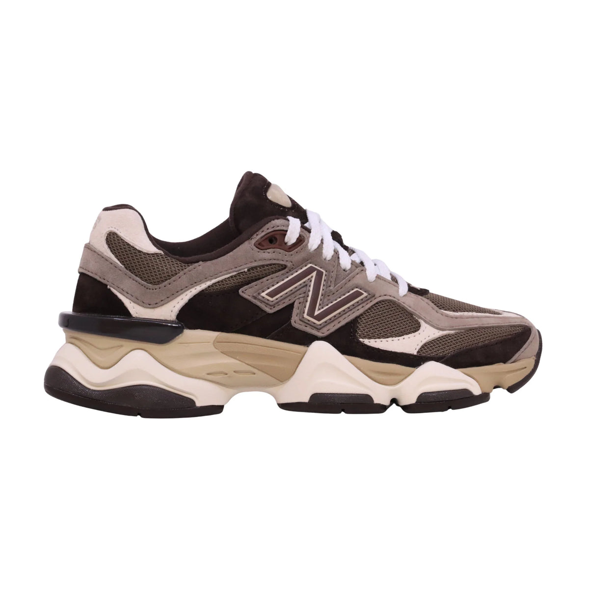 NEW BALANCE 9060 In Camoscio Marrone/Nero/Beige