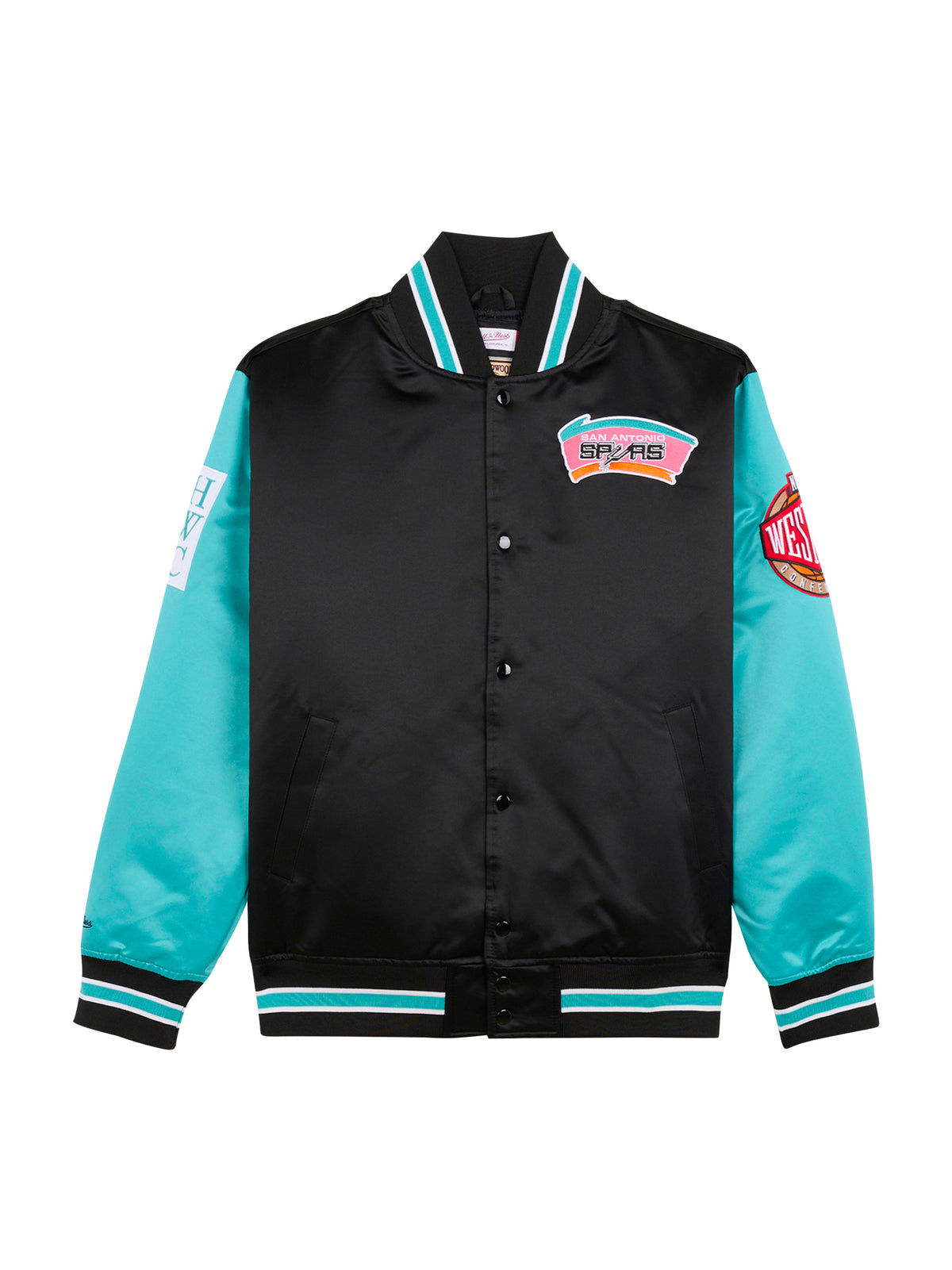 MITCHELL&NESS Varsity Jacket San Antonio Spurs Nero